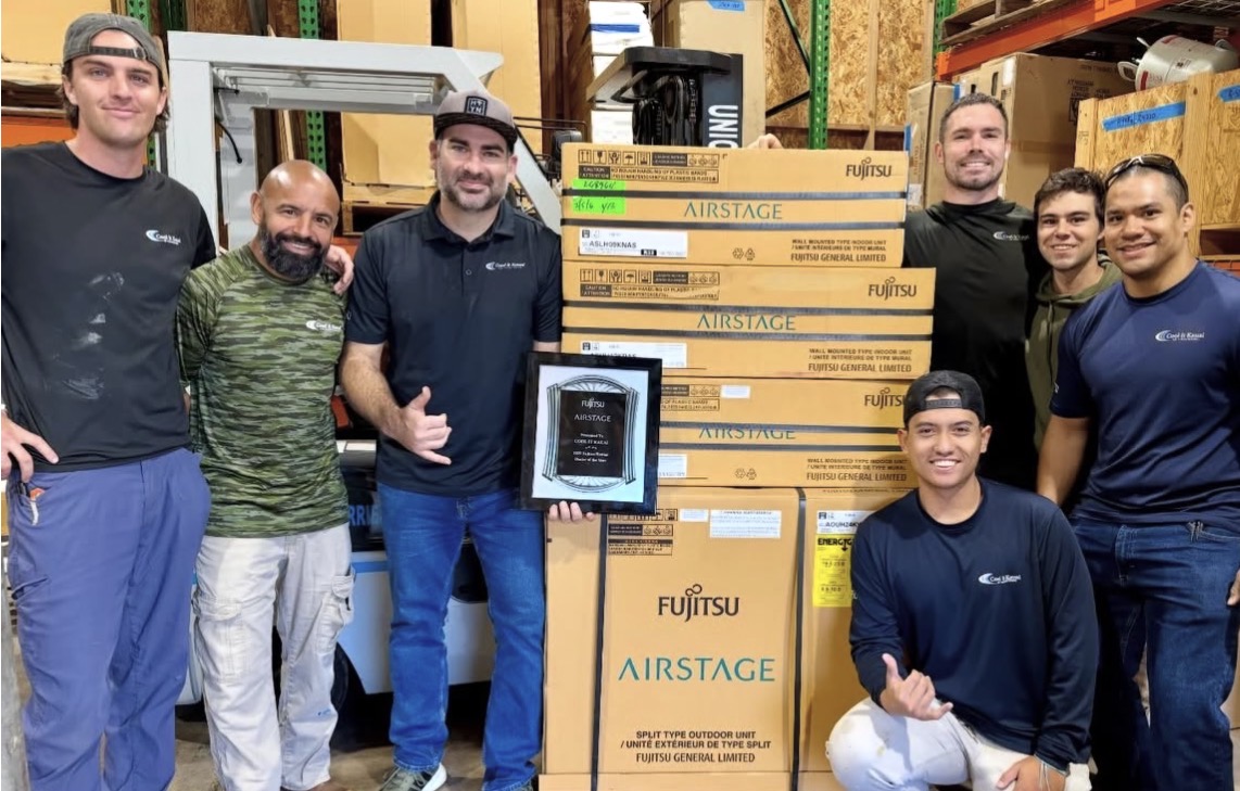 Cool It Kauai Named 2025 Hawaii Fujitsu Dealer of the Year